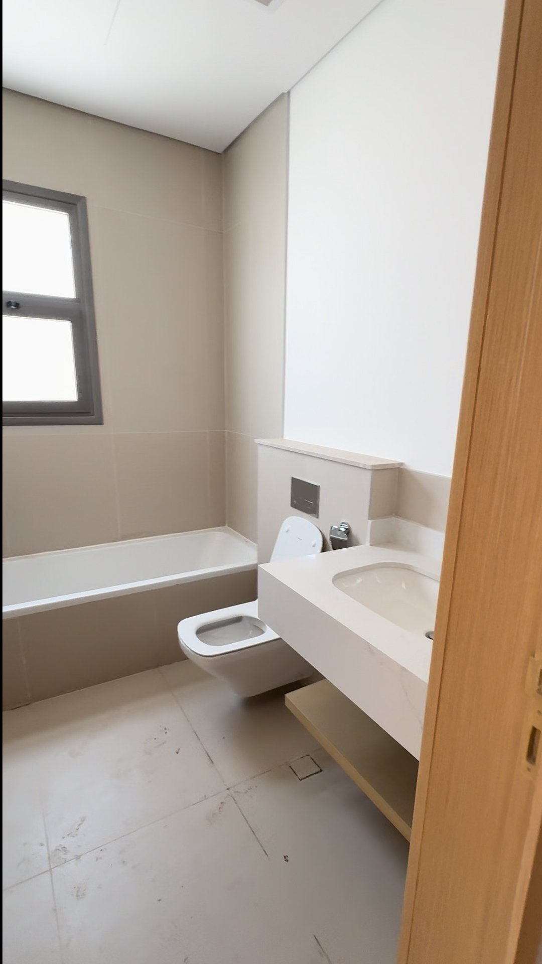 Bathroom with soaking tub